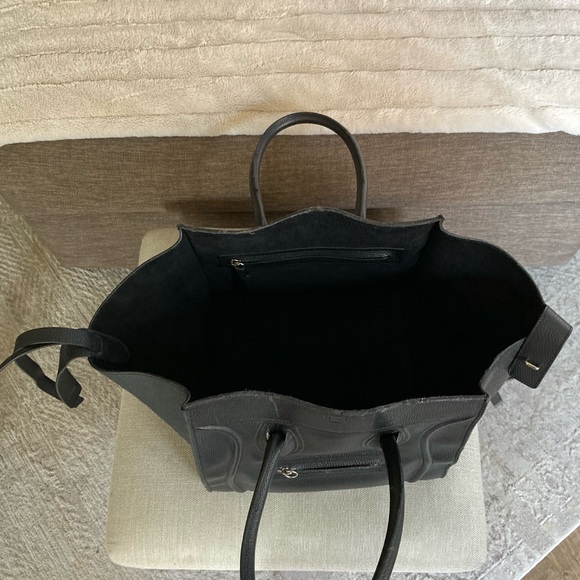 Large CÉLINE pebble leather phantom Bag - Picture 10 of 16